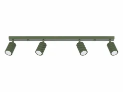 Sollux Lighting Lámpara de techo Gloow minimalista de aluminio - 4 fuentes luminosas 3000K - L.81 x A.16,5 cm - oliva Verde Hot
