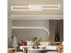Lámpara de techo LED , moderna, geométrica, regulable, con control remoto.White^NETTLIFE Hot