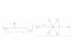 Plafón|Lámpara De Techo Toolight App570-6C Black