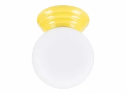 Lámpara de techo Zori minimalista de cerámica/vidrio vidriado - 1 fuentes luminosas - L.12 x A.12 cm -^Sollux Lighting Best