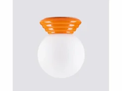 Sollux Lighting Plafón|Lámpara de techo Zori minimalista de cerámica/vidrio vidriado - 1 fuentes luminosas - L.12 x A.12 cm -