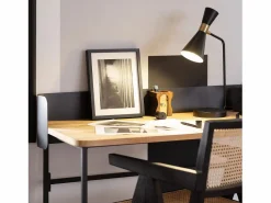 Ledkia Lámpara Flexo Escritorio de Metal Jigger Negro Clearance