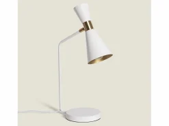 Ledkia Lámpara Flexo Escritorio de Metal Jigger Blanco Outlet