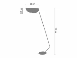 Lámpara para Escritorio ,metal, ,A174xD33xP70cm^TOSEL Sale