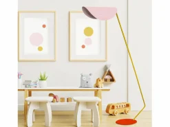 TOSEL Lámpara para Escritorio ,metal, , A 174xD33xP70cm Rosa Best