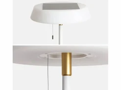 Sweeek Lámpara solar led exterior, 150cm Blanco Discount