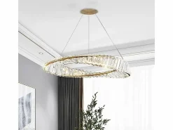 Lámpara Toolight App1201-Cp Cristal 50Cm Gold Dorado Hot