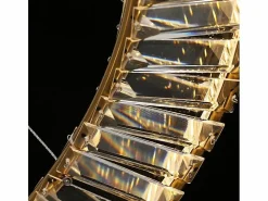 Lámpara Toolight App1201-Cp Cristal 50Cm Gold Dorado Hot