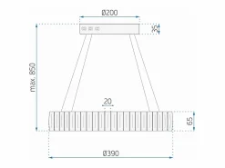 Lámpara Toolight App1040-Cp Grey Gris Sale