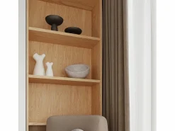 Sollux Lighting Lámpara De Mesa|Lámparas de escritorio Lust moderno de madera - 1 fuentes luminosas 3000K - L.12 x A.21 cm - madera natural