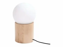 Lámparas de escritorio Lust moderno de madera - 1 fuentes luminosas 4000K - L.12 x A.21 cm - madera natural^Sollux Lighting