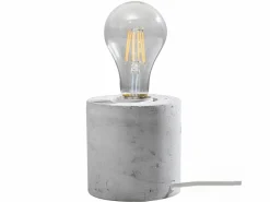 Sollux Lighting Lámparas de escritorio Nalvado industrial de concreto - 1 fuentes luminosas 3000K - L.10 x A.10 cm - Gris Clearance
