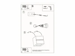 Sollux Lighting Lámparas de pared Astra line moderno de cerámica - 1 fuentes luminosas 4000K - L.14 x A.14 cm - Blanco Sale