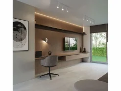 Sollux Lighting Lámparas de pared Briix moderno de acero - 1 fuentes luminosas 3000K - L.8 x A.16 cm - Blanco