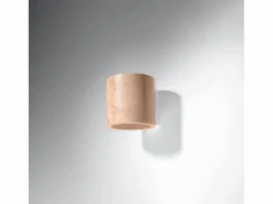 Lámparas de pared Celeris escandinavo de madera - 1 fuentes luminosas 3000K - L.10 x A.10 cm - madera natural^Sollux Lighting Outlet