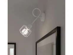 Sollux Lighting Aplique Para Pared|Lámparas de pared Celubi moderno de acero - 1 fuentes luminosas 3000K - L.14 x A.18 cm -
