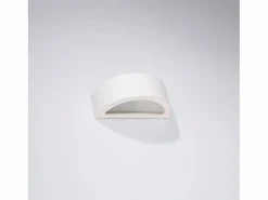 Sollux Lighting Lámparas de pared Gloim moderno de cerámica - 1 fuentes luminosas 3000K - L.30 x A.15 cm - Blanco Discount