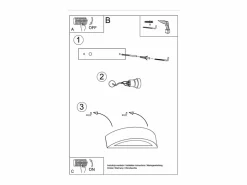 Sollux Lighting Lámparas de pared Gloim moderno de cerámica - 1 fuentes luminosas 3000K - L.30 x A.15 cm - Blanco Discount