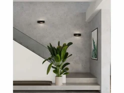 Sollux Lighting Aplique Para Pared|Lámparas de pared Litim moderno de acero - 1 fuentes luminosas 4000K - L.12 x A.12 cm -