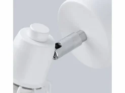 Sollux Lighting Lámparas de pared Lunova moderno de acero - 1 fuentes luminosas 3000K - L.18 x A.18 cm - Blanco Outlet
