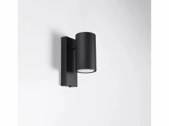 Sollux Lighting Aplique Para Pared|Lámparas de pared Nutiq moderno de acero - 1 fuentes luminosas 3000K - L.6 x A.15 cm -