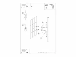Sollux Lighting Lámparas De Pared Pastelo Moderno De Acero - 2 Fuentes Luminosas - L.2,5 X A.50 Cm - Dorado Hot