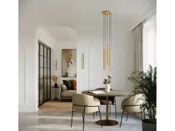 Sollux Lighting Lámparas De Pared Pastelo Moderno De Acero - 2 Fuentes Luminosas - L.2,5 X A.50 Cm - Dorado Hot