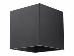 Sollux Lighting Aplique Para Pared|Lámparas de pared Quadx moderno de aluminio - 1 fuentes luminosas 3000K - L.10 x A.10 cm -