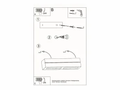 Sollux Lighting Lámparas de pared Solara line moderno de cerámica - 1 fuentes luminosas 3000K - L.32,5 x A.9,5 cm - Blanco Clearance