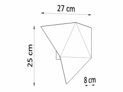 Sollux Lighting Lámparas de pared Solara moderno de acero - 2 fuentes luminosas 4000K - L.27 x A.25 cm - Blanco Outlet