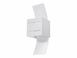 Lámparas de pared Solenix moderno de aluminio/vidrio - 1 fuentes luminosas 4000K - L.10 x A.30 cm -^Sollux Lighting Sale