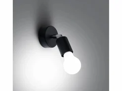 Lámparas de pared Synfex minimalista de acero - 1 fuentes luminosas 4000K - L.8 x A.14 cm -^Sollux Lighting Outlet