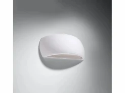 Sollux Lighting Lámparas de pared Torow moderno de cerámica - 1 fuentes luminosas 3000K - L.32 x A.14 cm - Blanco