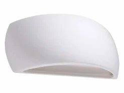 Sollux Lighting Lámparas de pared Torow moderno de cerámica - 1 fuentes luminosas 3000K - L.32 x A.14 cm - Blanco