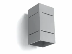 Sollux Lighting Lámparas de pared Vivus desván de aluminio - 1 fuentes luminosas 3000K - L.10 x A.20 cm - Gris New