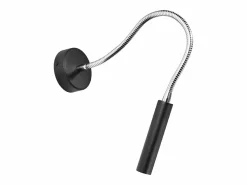 Sollux Lighting Lámparas de pared Xilar moderno de acero - 1 fuentes luminosas 3000K - L.8 x A.52 cm - Negro Sale