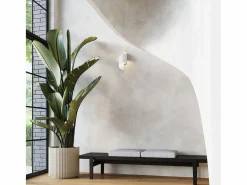 Sollux Lighting Lámparas de pared Zaltonia moderno de acero - 1 fuentes luminosas 3000K - L.15 x A.31 cm - Blanco