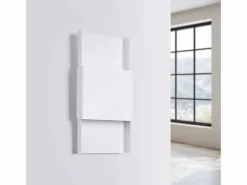 Sollux Lighting Plafón|Lámparas de pared Zelfon moderno de acero - 2 fuentes luminosas 4000K - L.20 x A.40 cm -