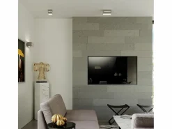 Sollux Lighting Lámparas de pared Zorbo moderno de aluminio - 1 fuentes luminosas 4000K - L.10 x A.10 cm - Gris Best