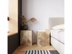 Sollux Lighting Lámparas de pared Zxina escandinavo de madera - 1 fuentes luminosas 3000K - L.10 x A.10 cm - madera natural Color natural claro Outlet