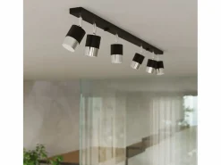 Sollux Lighting Plafón|Lámparas de techo Alvor moderno de acero - 2 fuentes luminosas 4000K - L.30 x A.18 cm - /cromo