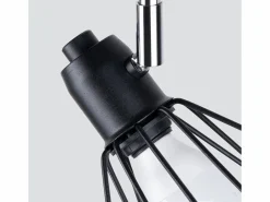 Sollux Lighting Lámparas de techo Lunova moderno de acero - 3 fuentes luminosas 4000K - L.52 x A.19 cm - Negro New