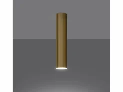 Sollux Lighting Plafón|Lámparas de techo Toris moderno de acero - 1 fuentes luminosas 4000K - L.6 x A.30 cm - brillo