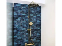 Essebagno Lollipop II Columna de ducha mecánica oro cepillado 250 Dorado Outlet