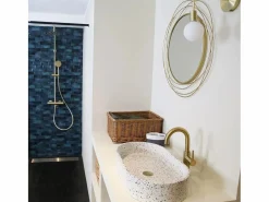 Essebagno Lollipop II Columna de ducha mecánica oro cepillado 250 Dorado Outlet