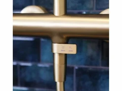 Essebagno Lollipop II Columna de ducha mecánica oro cepillado 250 Dorado Outlet