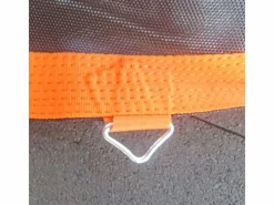 Lona de trampolín redonda, resistente a la intemperie, de polipropileno, color , con 72 anillas en V (323 x 323 x 1 cm) Naranja New