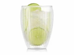 Bodum Vaso|Lote 2 Vasos Doble Pared 32cl Pavina Rayados - Set 2 Vasos 12249-10