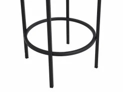 OZAIA Lote de 2 maceteros de metal con soporte - D. 25 cm y D. 30 cm - Dorado y negro - NABA Negro / Dorado Clearance