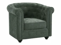 Vente-unique Sillón|Sofás Y Sillones|Lote de 2 sillones en tela color CHESTERFIELD